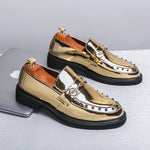 Load image into Gallery viewer, Brand New Men&#39;s Glossy Leather Shoes Lightweight Breathable Loafers Fashionable Men&#39;s Shoes
