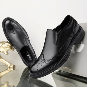 Luxury Brand Man Oxford Shoes Genuine Leather Men Casual Shoes Slip on Loafers British Style Shoes