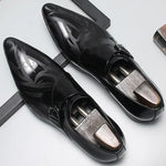 Load image into Gallery viewer, Brand Designer Mens Dress Shoes Classic Genuine Leather Buckle Monk Strap Formal Shoes
