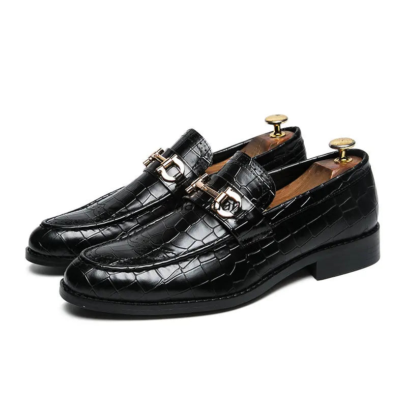 Men Formal Business Shoes Luxury Men's Dress Shoes Male Casual Leather PU Wedding Party Loafers