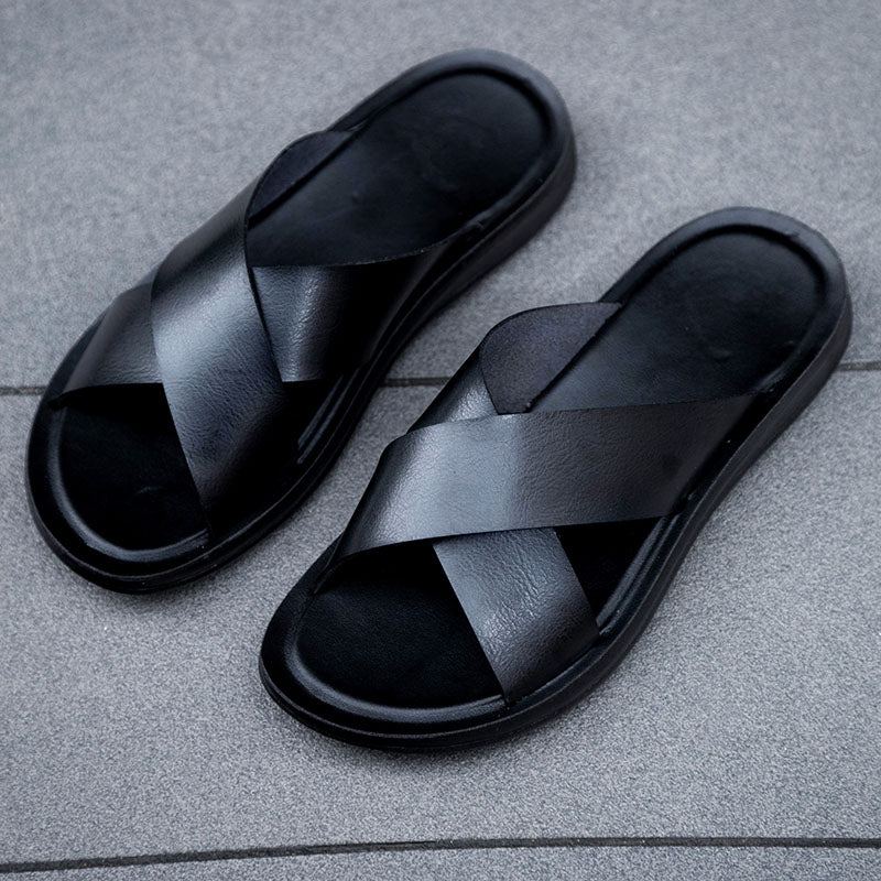 Leather Slippers For Men