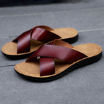 Load image into Gallery viewer, Leather Slippers For Men
